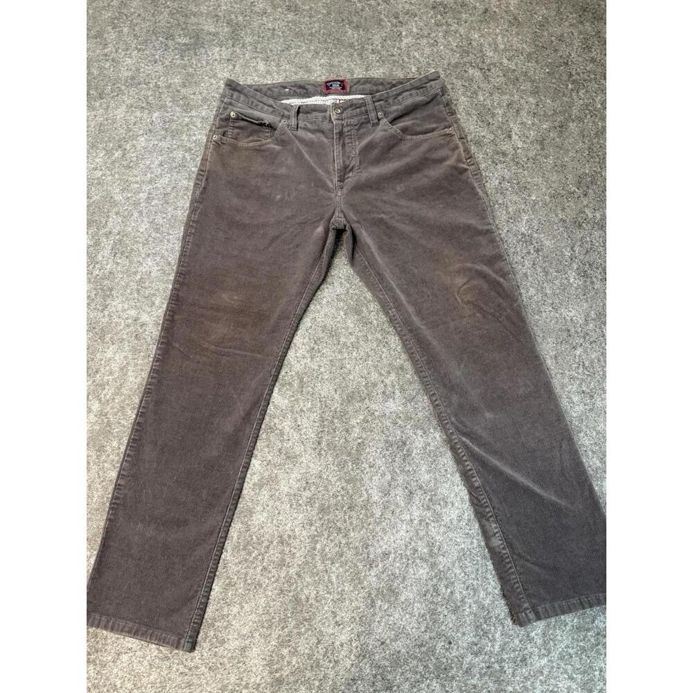 Untuckit Christow Cord Corduroy Pants Mens Size 32x30 Grey Straight Fit